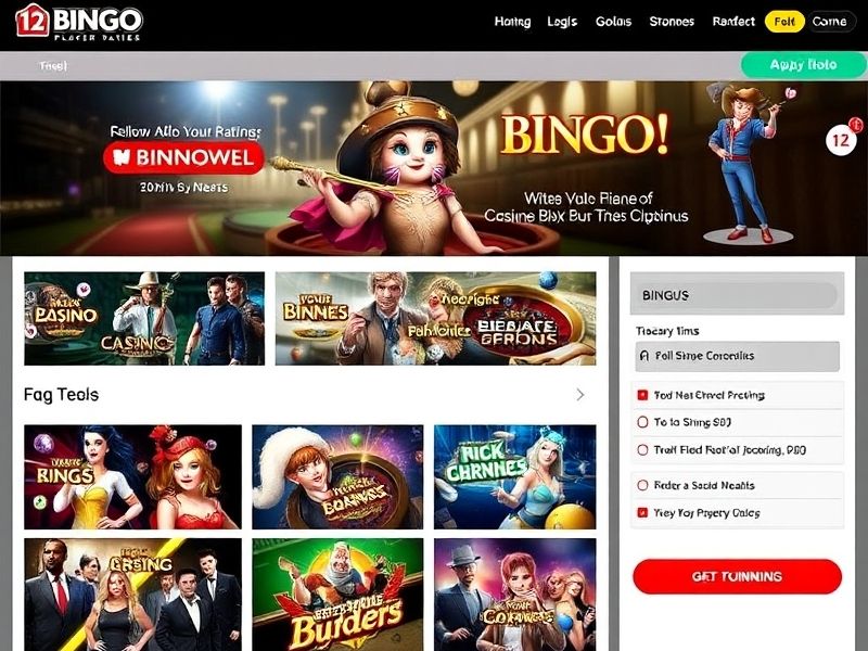 Discover the ultimate 12 Bingo experience at 12bingo.com – your premier destination for Live Bingo, Jackpot games, casino bonuses, and player strategies. Play securely and enjoy top-tier casino promotions.